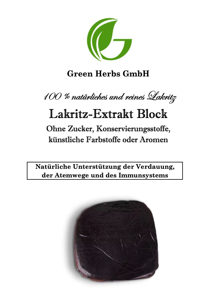 Lakritz-Extrakt Block